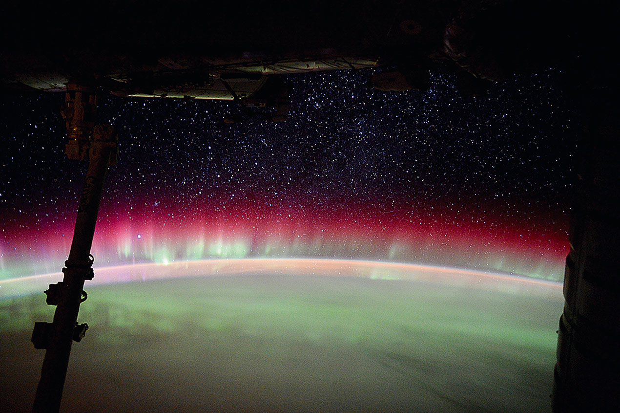 View of the Aurora from the ISS © ESA NASA - Big Issue North